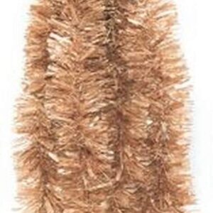 Rose Gold Tinsel Garland for Christmas Tree Decorations (6.5 FEET Long)
