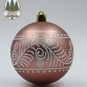 8cm Handpainted Baubles Set