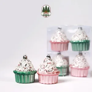 CHRISTMAS CUPCAKE DECORATION [ PACK OF 4]