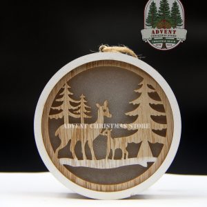 Wooden Reindeer LED decoration