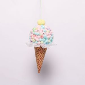 ICECREAM CONE CHRISTMAS DECORATION