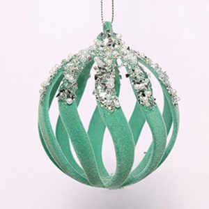 MINT GREEN CHRISTMAS BAUBLE