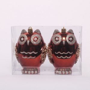 BABY OWL CHRISTMAS HANGING [ PACK OF 2]