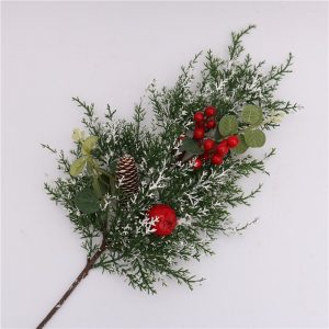 55CM CHRISTMAS BRANCH WITH BERRIES