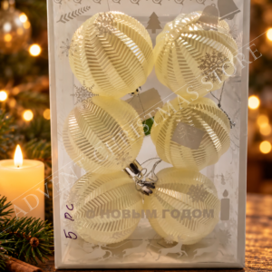 White Christmas Bauble Decorations