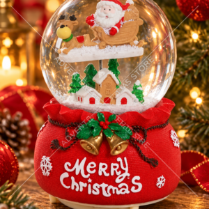 Santa Christmas Snow Globe
