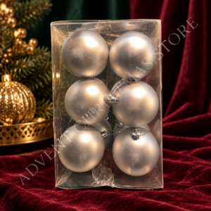 sliver christmas ball